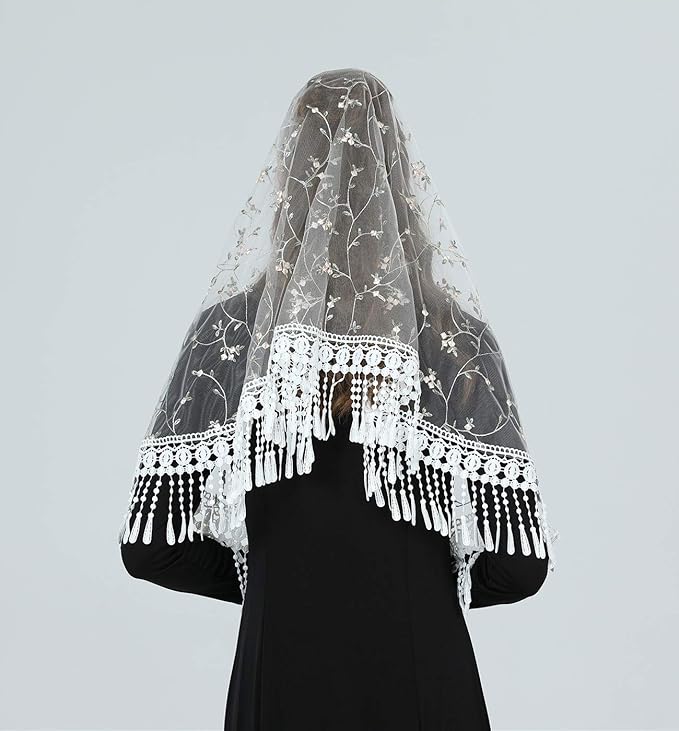 Trouwkaart bohemian met bloemensluier - Trouwen