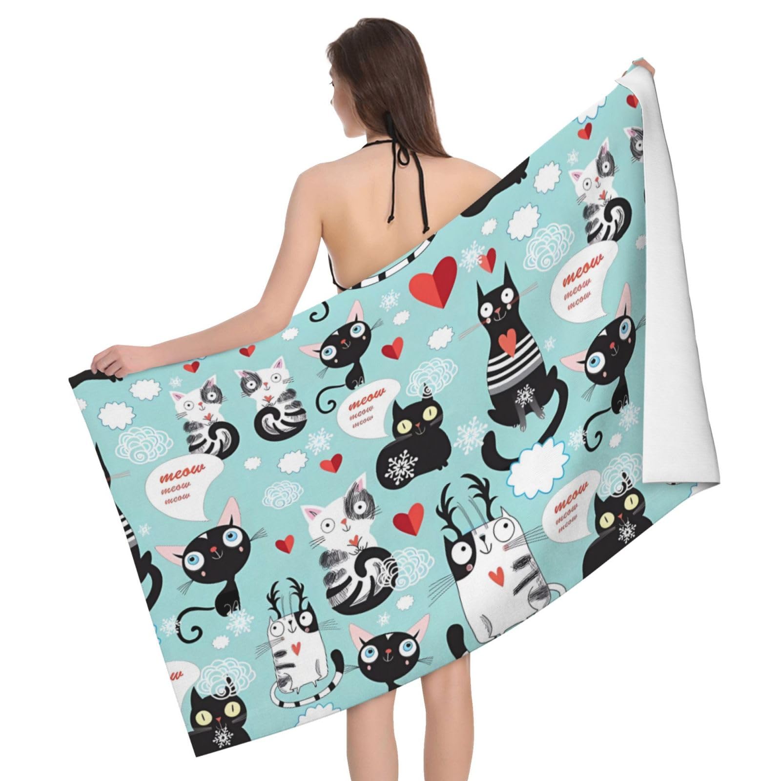Serviette de bain pour le yoga et le spa, légère et absorbante