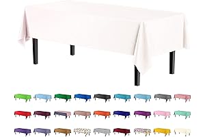 Exquisite White Disposable Tablecloths for Seamless Entertaining