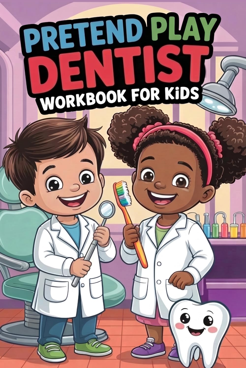 Pretend Play Dentist Workbook for Kids: Dental Office Role Play, Tooth Care Activities, Patient Forms and Confidence Building for Kids Ages 4–8 (Pretend Play Series)