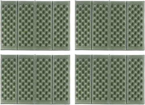 BESPORTBLE Almohadilla de asiento plegable, 4 paquetes de almohadillas de espuma para sentarse, mini asiento portátil para camping, picnic,