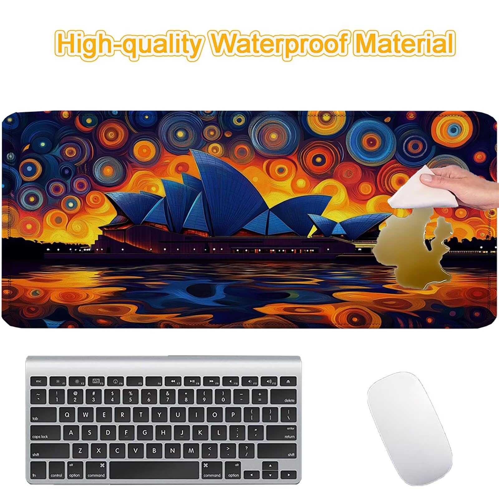 Tapis de Souris XXL Tapis de Souris Gaming 900 x 450 mm Couleur 0-z57