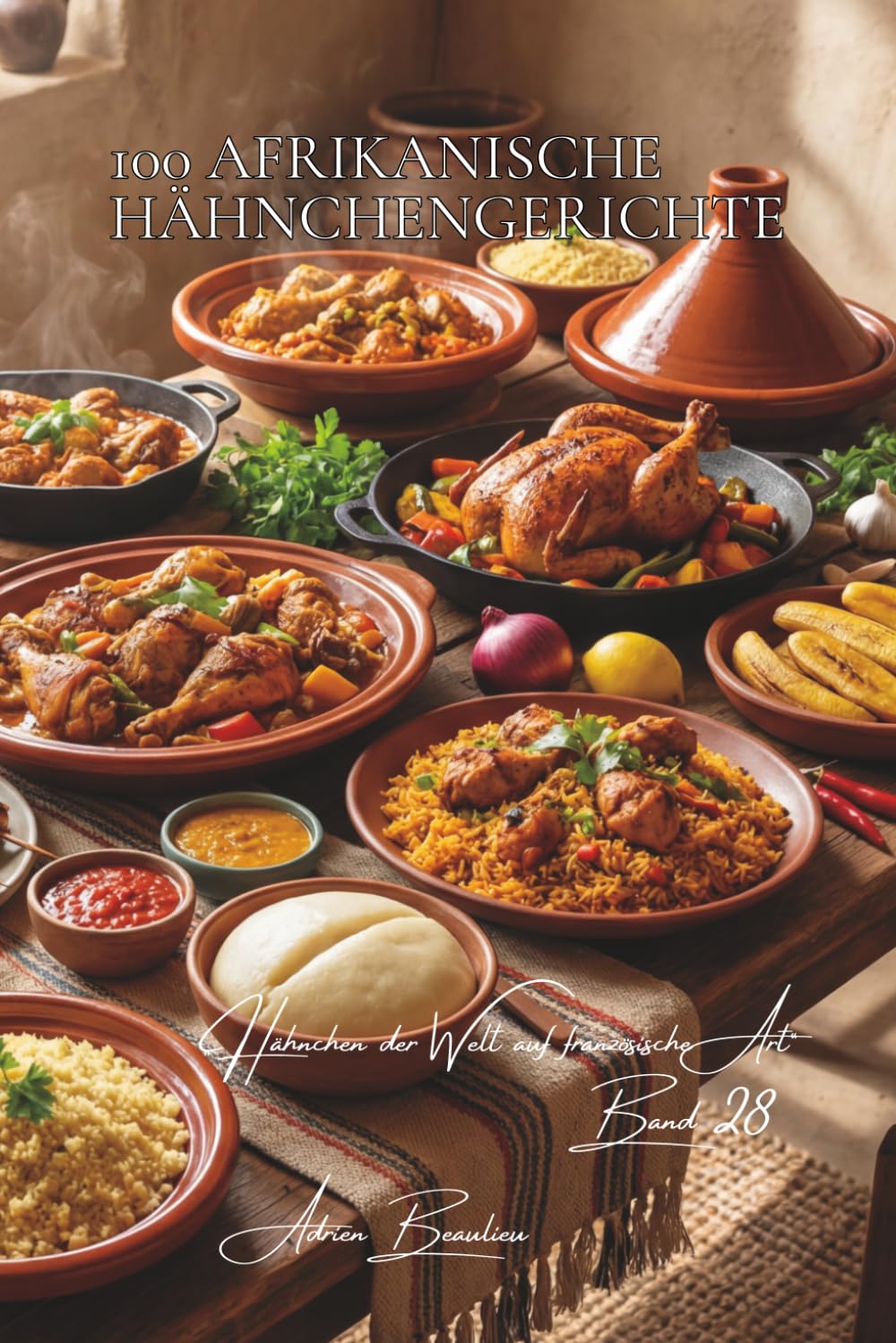 100 afrikanische hähnchengerichte: Kräftige Gewürze, aromatische Saucen und traditionelle Inspiration (Hähnchen-Serie – Unterreihe „Hähnchen der Welt auf französische Art“)