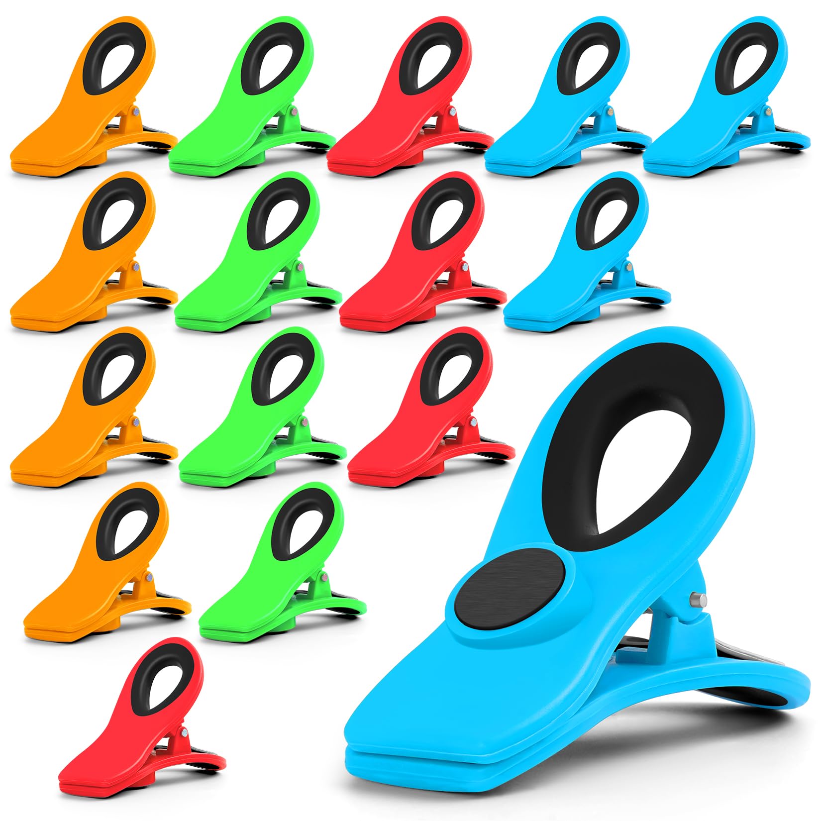 Amazon.com : Jetmore 16 Pack Chip Clips Bag Clips, Office Paper
