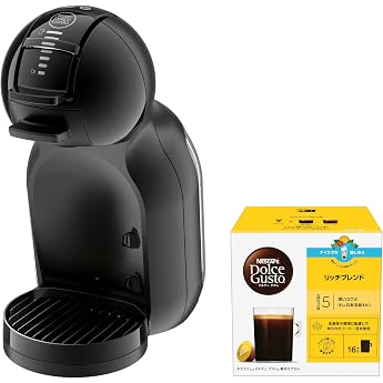 Nescafe Dolce Gusto Mini Me 2 Matte Black Capsule Set | With Capsule, Coffee Maker, Coffee Machine