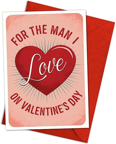 Podagree For the Man I Love on Valentine's Day – Romantic Valentine’s Card for H