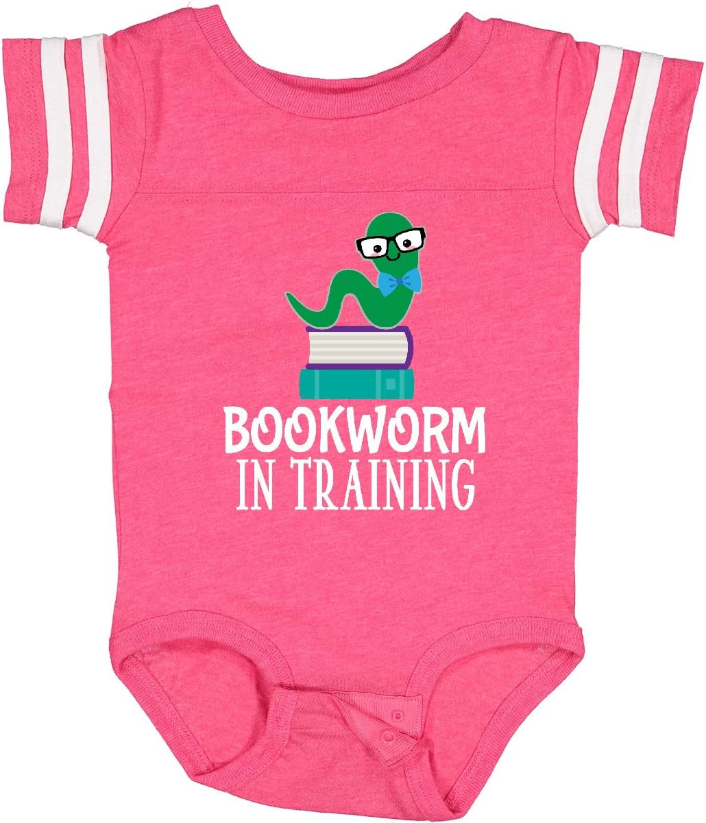 inktastic Future Bookworm in Training Reading Baby Bodysuit