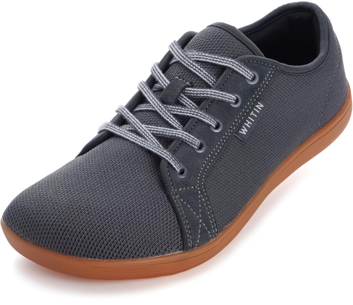 WHITIN Mens Wide Minimalist Barefoot Sneakers Zero Drop Sole Optimal Relaxation