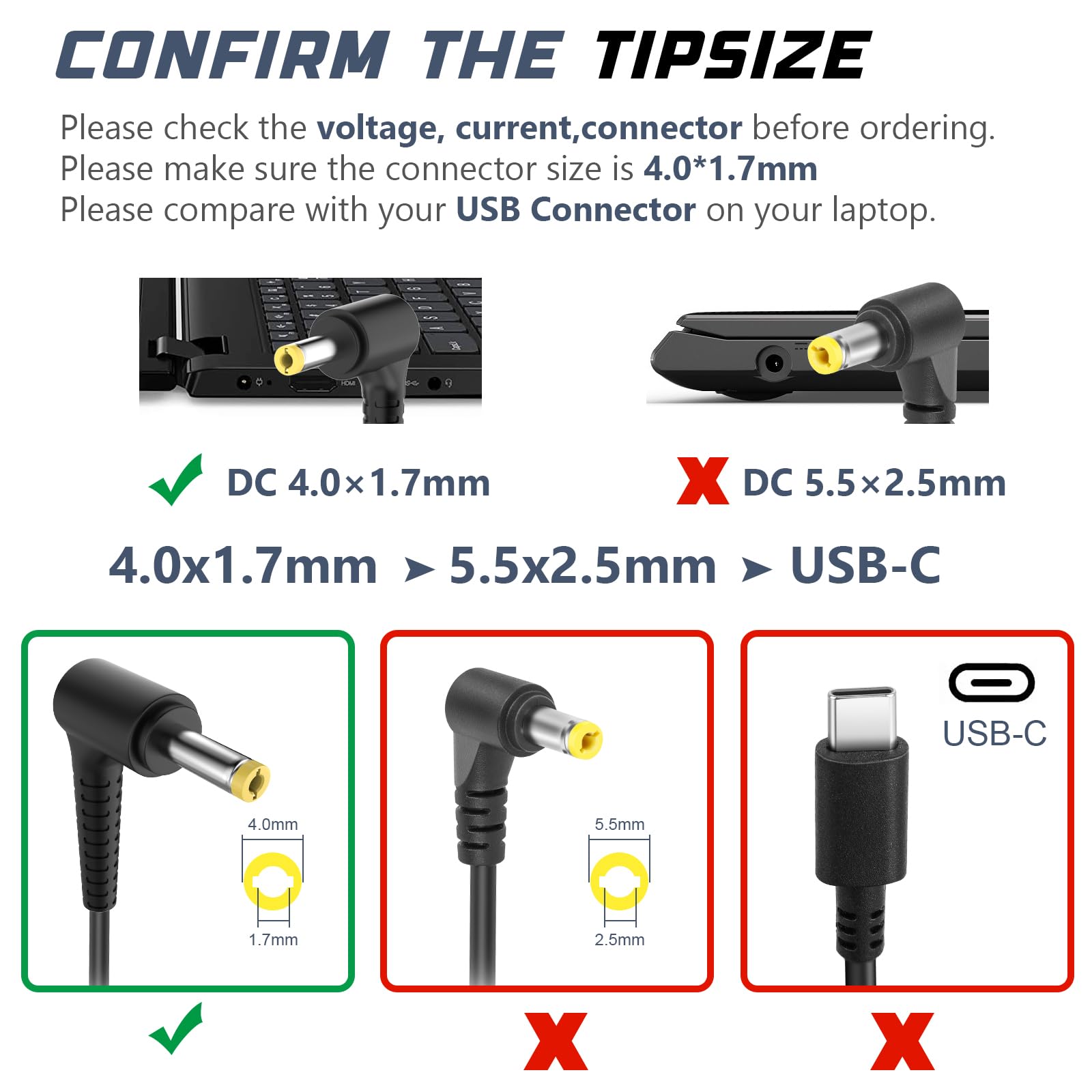 Fancy Buying 30W AC Adapter Power Charger for HP Mini 100e 102 110c 110 200 210 210t 1000 1100 1101 1104 2102 700 705 730 735 CQ10 Series Power Charger, 496813-001 NA374AA#ABA PPP018H - 19V 1.58A