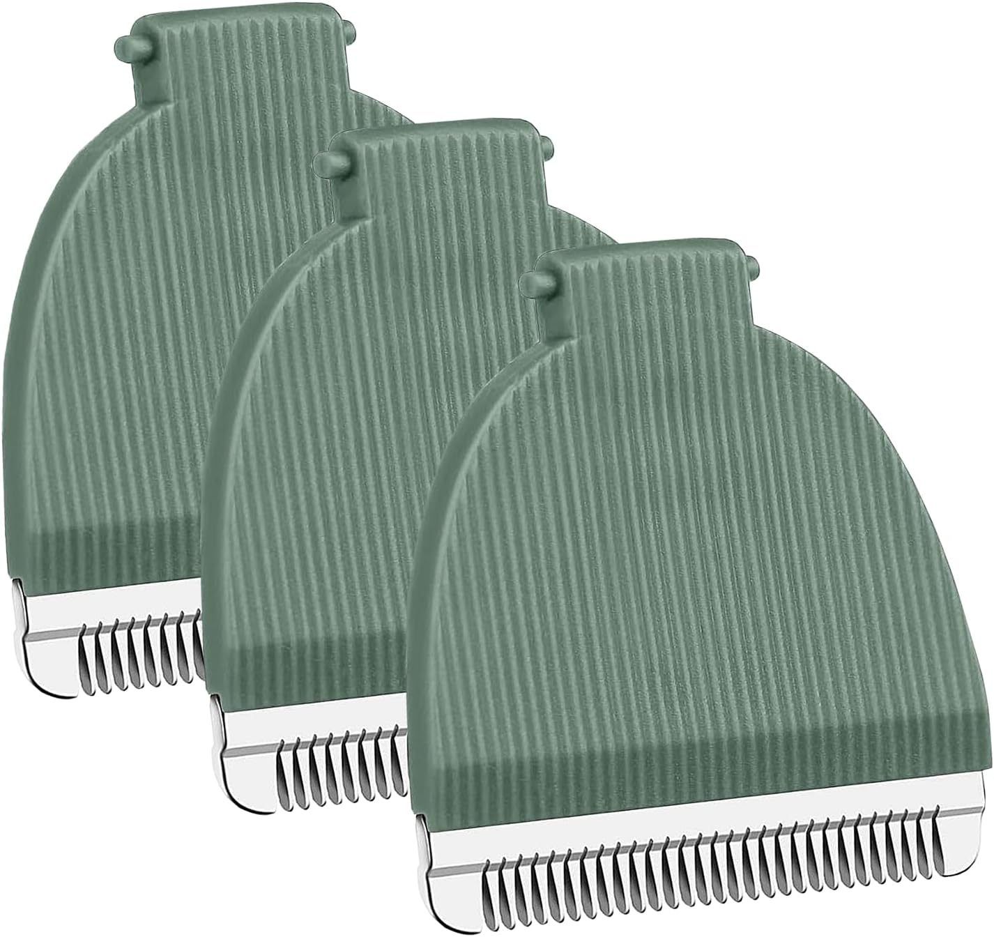 3 Packs Green Replacement Blades for Meridian Trimmer,Compatible with Meridian Body Trimmer Onyx & Sage，Hygienic Ceramic Replacement Blades