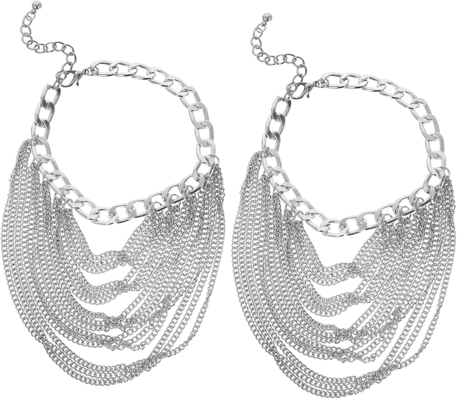 NOLITOY 2pcs Geometric Metal Decoration for Sneakers Heels and Boots Durable Fashion Accessories for Women Stylish Footwear Enhancer