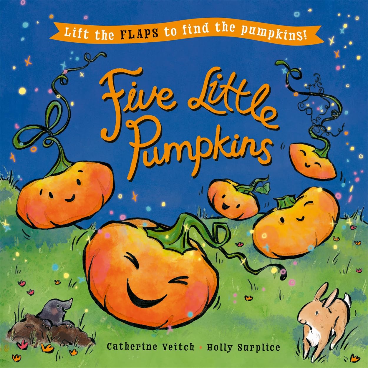 Five Little Pumpkins: A lift-the-flap Halloween picture book