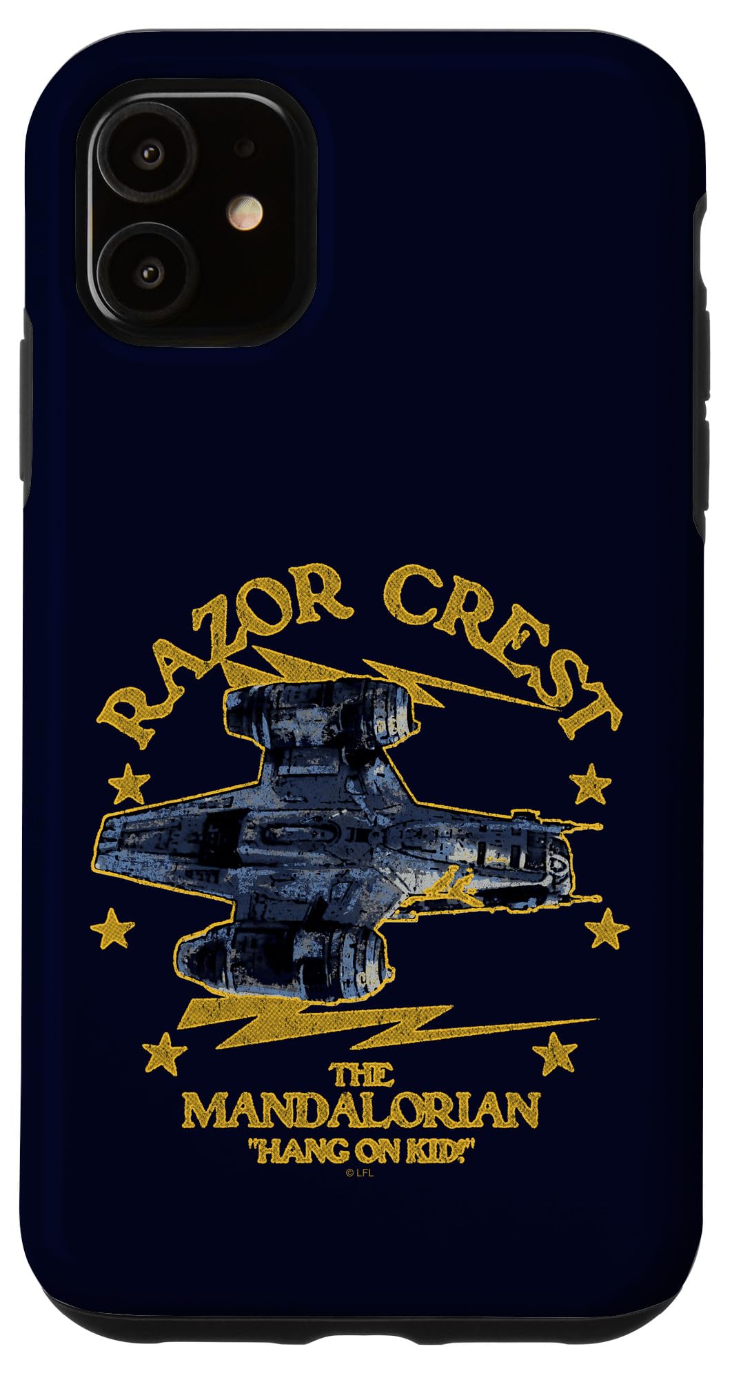 Coque iPhone 11 Star Wars Mandalorian Razor Crest antichoc rigide - 4