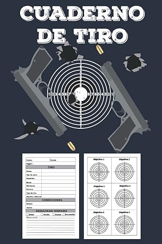 Cuaderno de tiro: tiro al plato libro, libro de entrenamiento de tiro al blanco, libro de tiro, tiro a distancia, El tiro deportivo con una pistola, Cuaderno de Tiro a rellenar