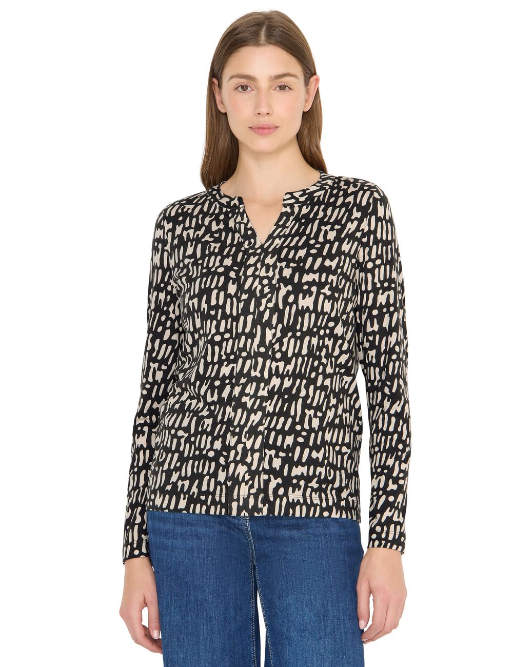 Damen Print-Shirt im Tunika-Look