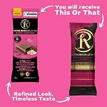 Ross Chocolates ™ Barres de chocolat gourmet, crémeux fondant en bouche, sans sucre - Pas de goût après-vente de stévia, amical pour le régime cétogène et diabétique, sans OGM, 12x34g Barres variées (Noir, Noir au sel de mer, Lait, Lait Quinoa)