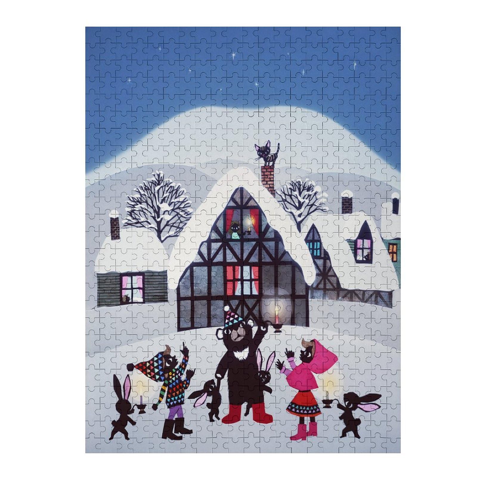 Amazon | 藤城清治 クリスマスの街のともだち ジグソーパズル 300/500
