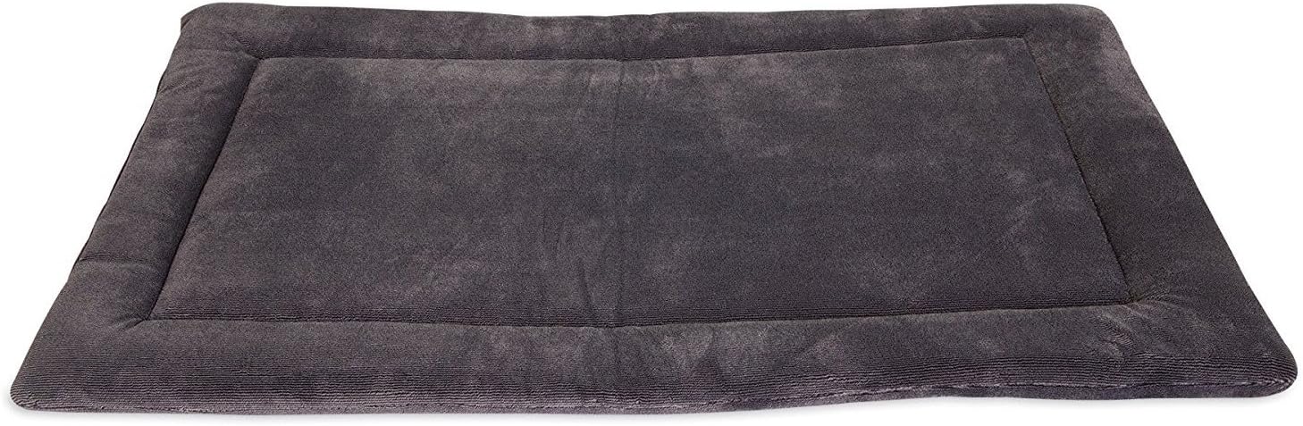 Petmate Aspen Pet Rectangular Kennel Mat, Dark Gray, for 40' Crates