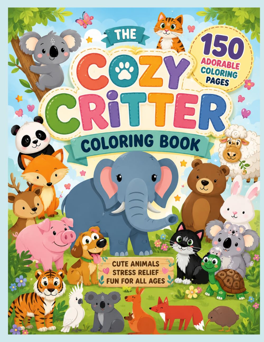 The Cozy Critter Coloring Book