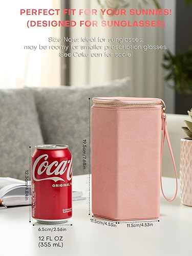 Miniatura 4 de Sunglasses Travel Case Organizer Hangable for Men Women, Eyeglasses Foldable Storage Organizer