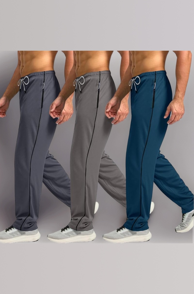 Track Pant for Men Spendex | Active Wear Jogger l Super Soft Track Pants for Man |Sports Wear l Gym Track Pants (Available in Plus Size and Combo Pack of 3)