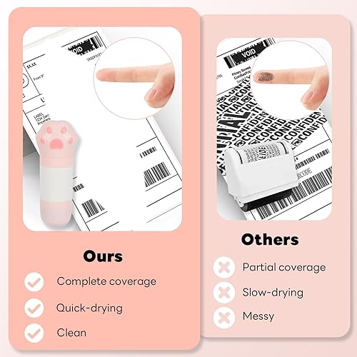 Miniatura 5 de JoyChoi Sello de privacidad con lindo cortador de caja retráctil - fluido de corrección de papel térmico de 0.3 fl oz (1 unidad)