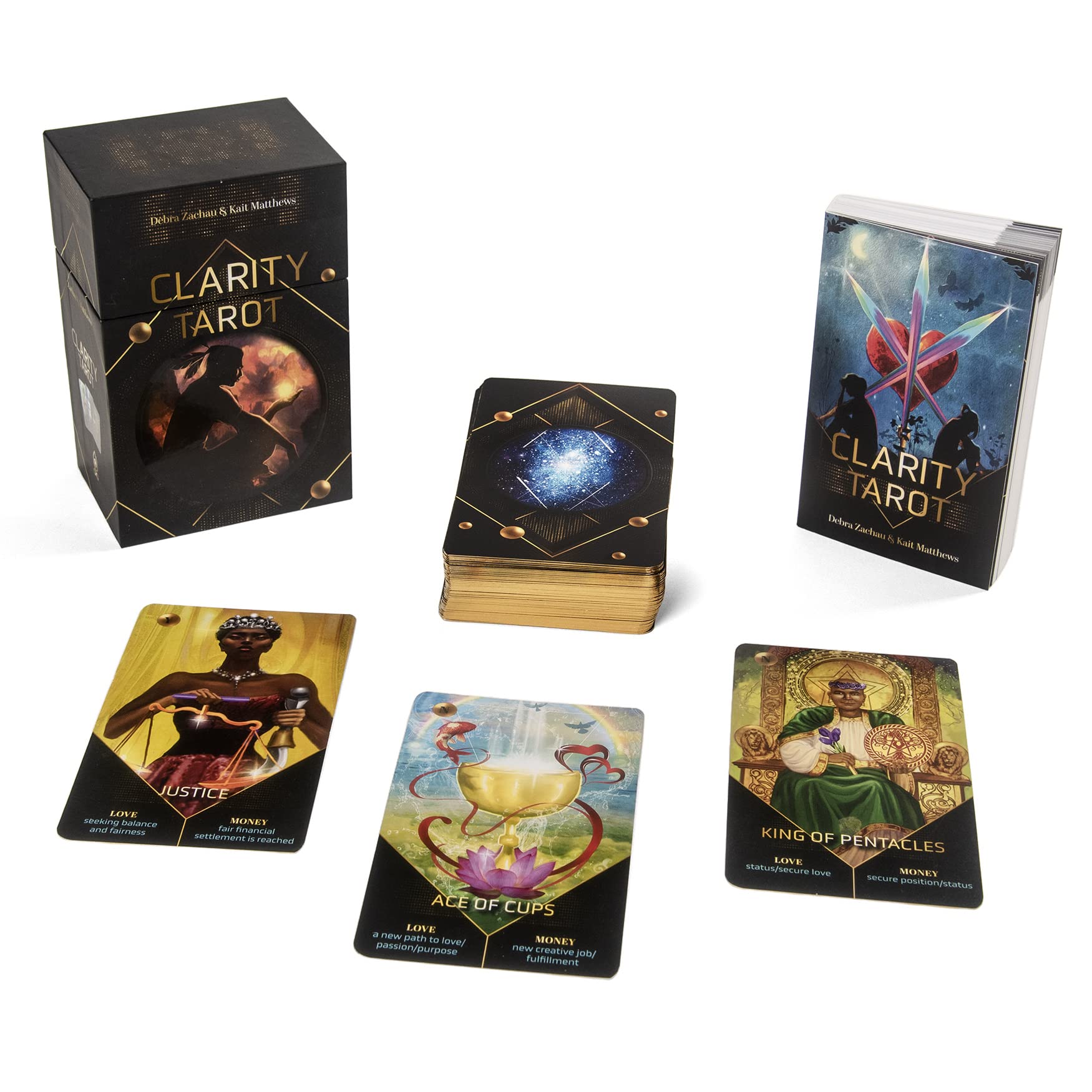 Clarity Tarot: (Tarot Kit Box Set with 78 Cards and Guide Book)