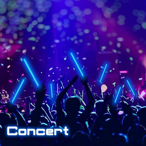 Vista 88 de Lewtemi 10 unidades de palos brillantes grandes gigantes gigantes para Halloween, Navidad, luz de emergencia para accesorios de campamento, kit