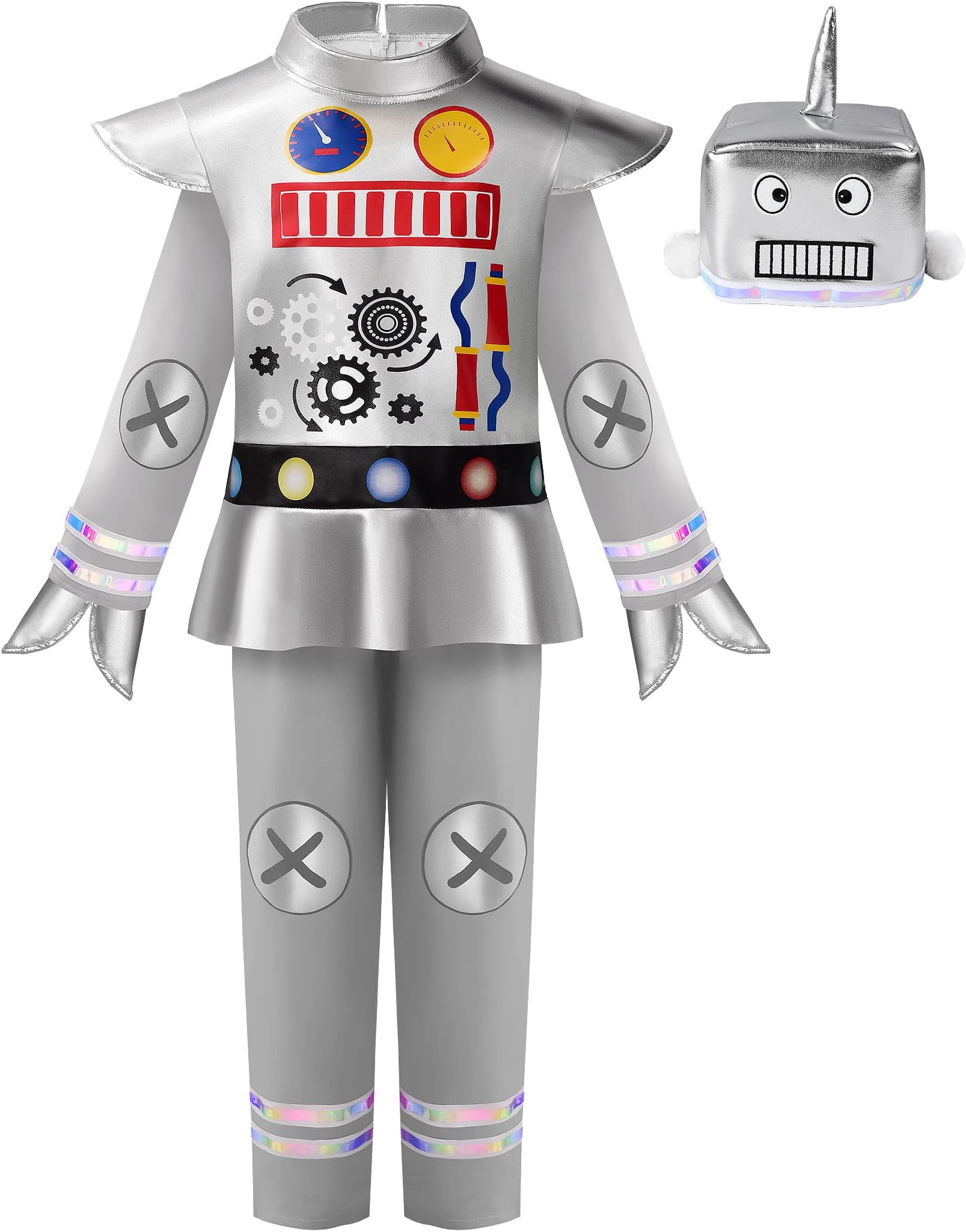 ReliBeauty Robot Costume for Kids Toddler Boys Costume Toddler