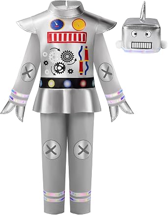 ReliBeauty Robot Costume for Kids Toddler Boys Costume Toddler