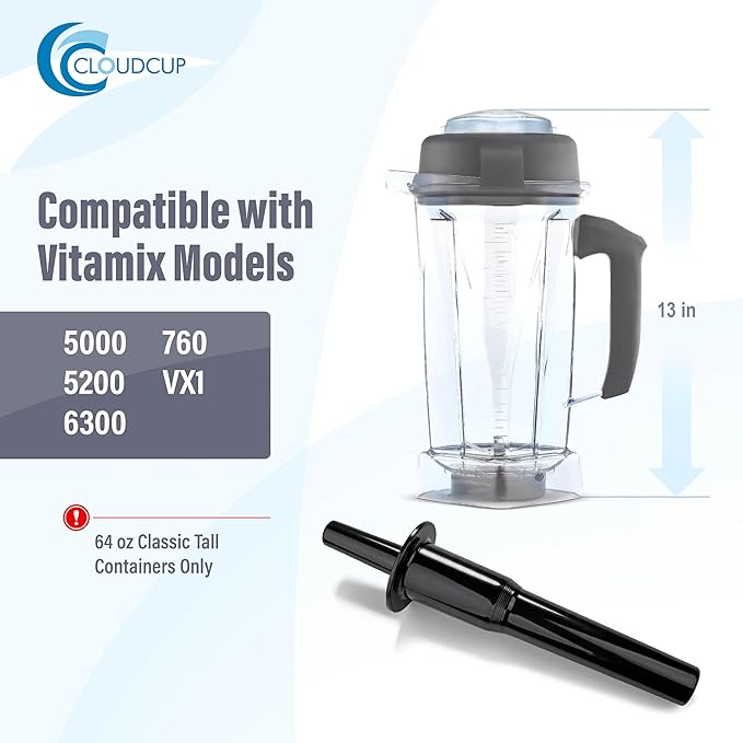 Empujador de repuesto para licuadora Vitamix 64 oz miniatura 6