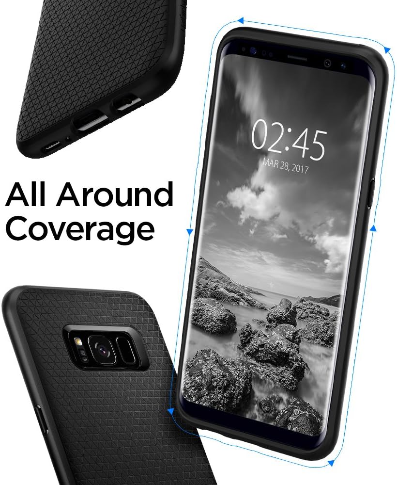 Spigen Liquid Air Armor Designed for Samsung Galaxy S8 Plus Case (2017) - Black