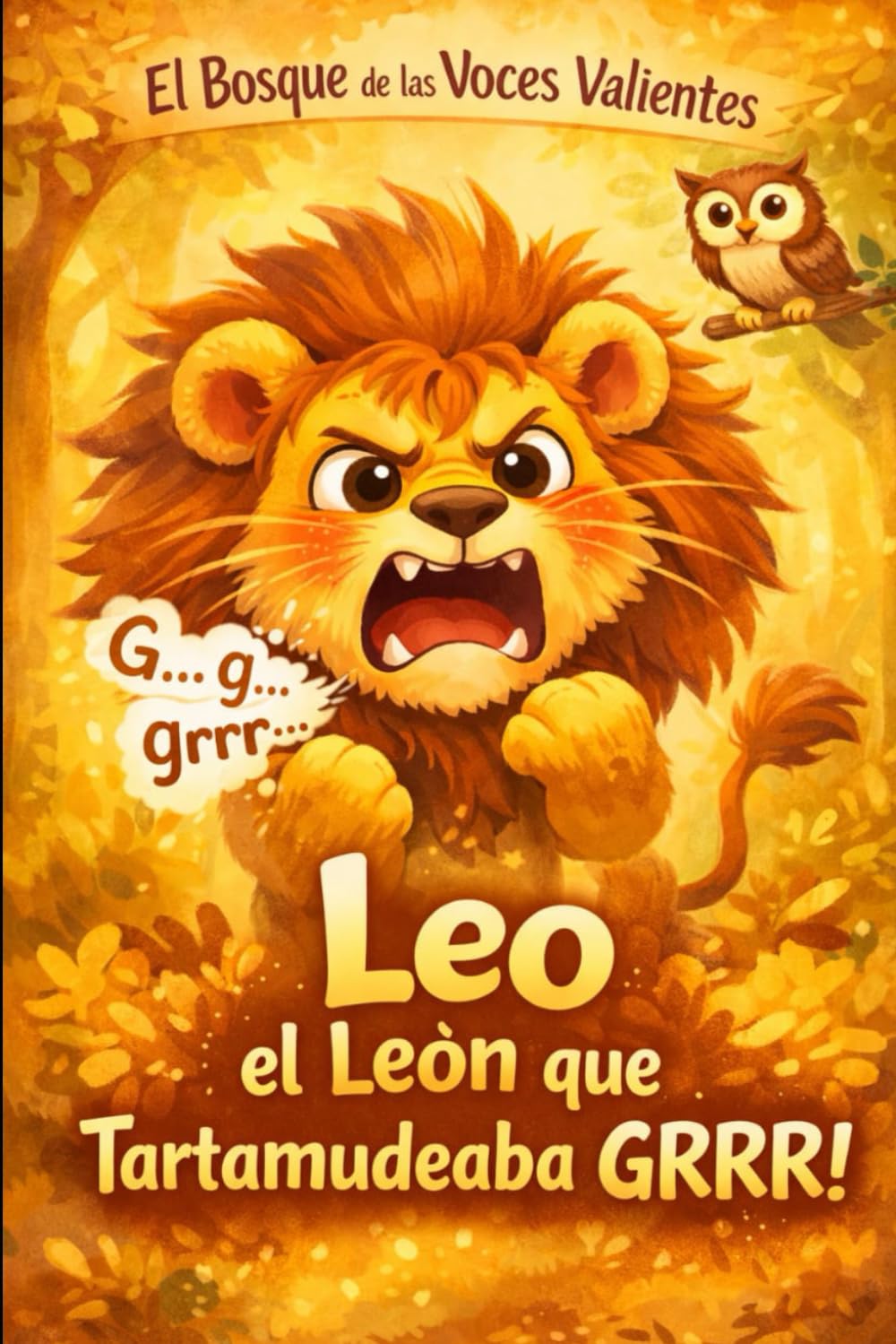 El Bosque de las Voces Valientes: Leo el León que Tartamudeaba GRRR (Voces que Florecen)