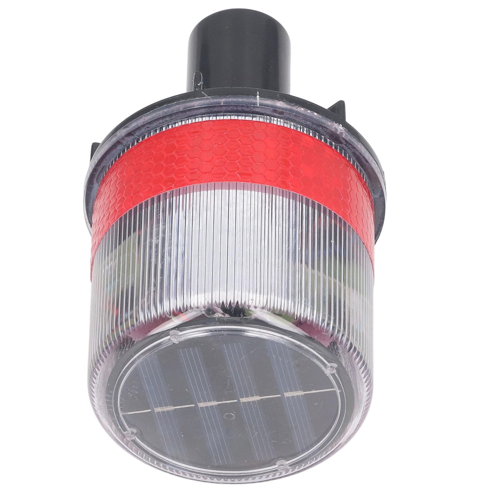 Eujgoov Voyant d'avertissement Stroboscopique Solaire, Coque PC Réfléchissante, Lampe Clignotante de sécurité étanche, visibilité de 300 M pour le Trafic de Construction et la Navigation