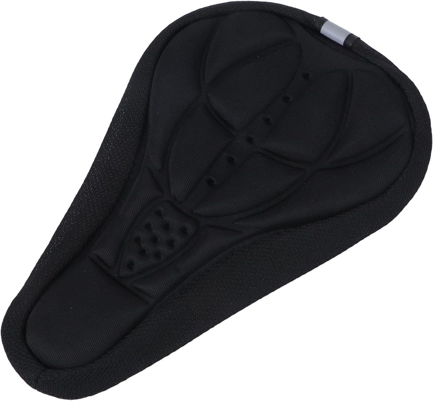 VORCOOLComfy Cycling Bicycle Gel Pad Seat Saddle Cover 3D Soft Cushion (Black)