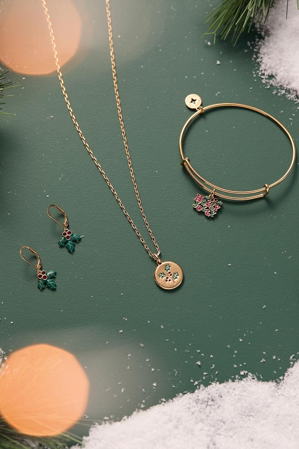 Alex and Ani Holly Bangle Bracelet, Shiny Gold - Image 5