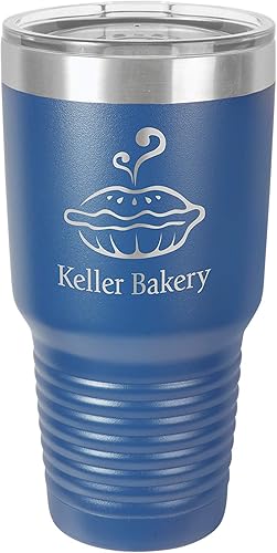 Vaso de camello polar grabado láser personalizado (azul real, 30oz)
