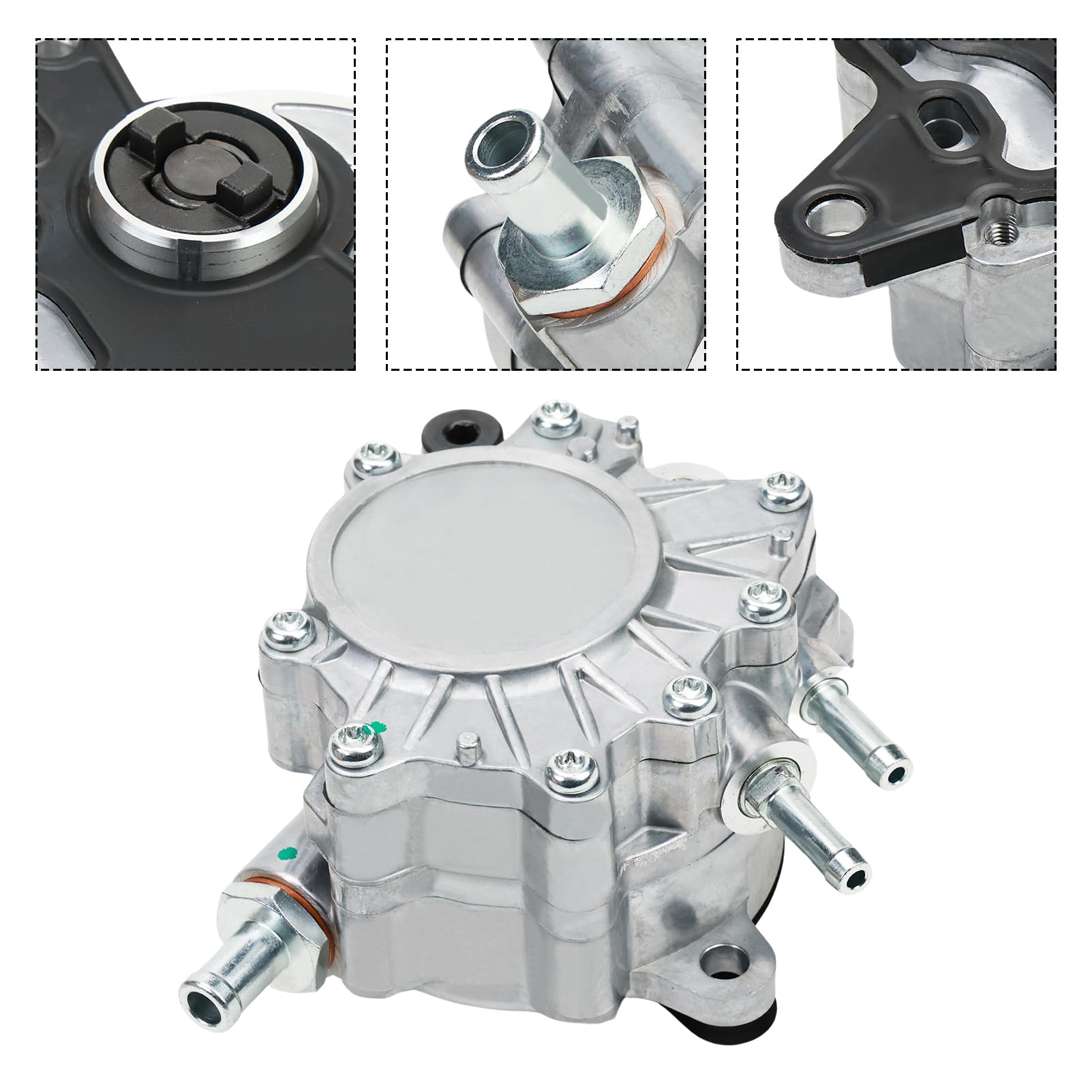 Pompa depressione per VW Golf 5 Touran (1T1, 1T2) Passat 2.0 TDI Pompa depressione, Sistema frenante 7.02551.12.0 03G145209 03G145209C 03G145209D Au-di A3 A4 Mitsubishi Seat Skoda