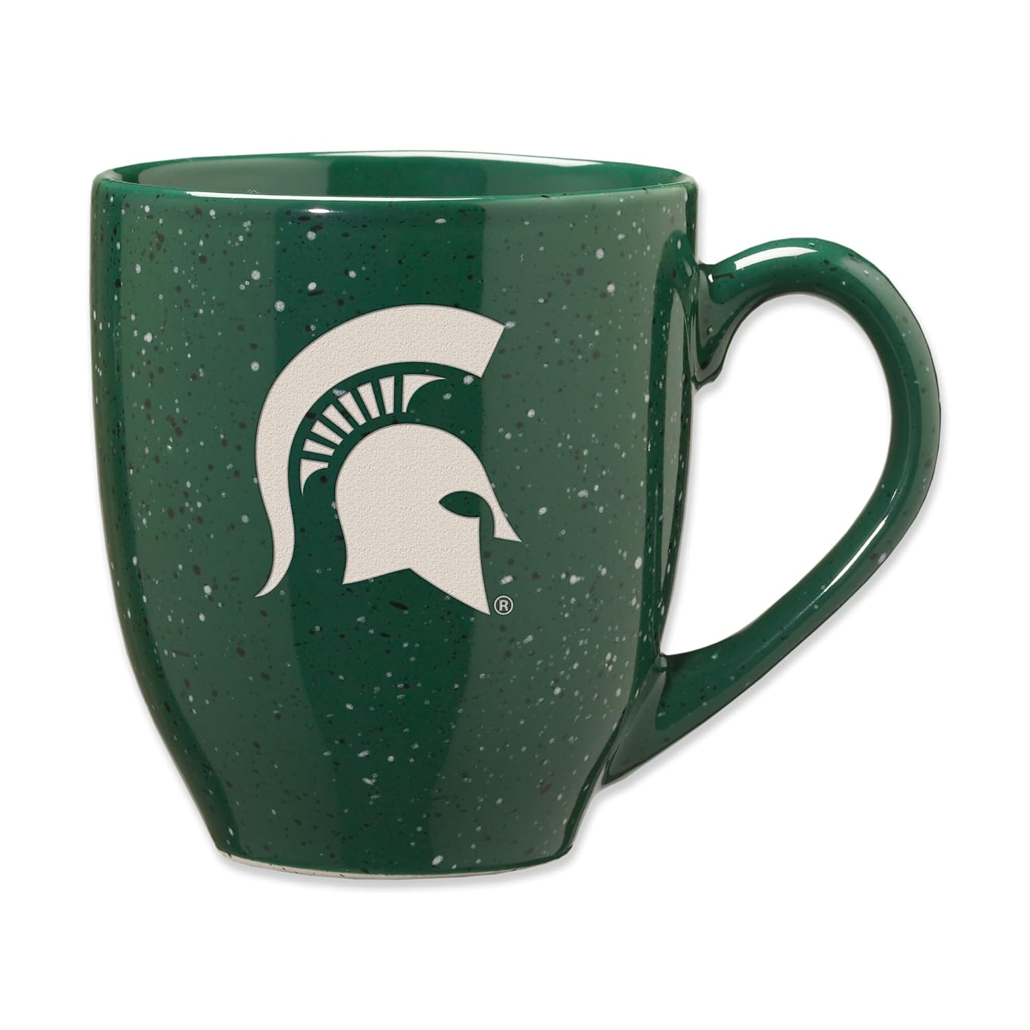 Rico Industries NCAA 16 oz Team Color Laser Engraved Speckled Ceramic Coffee Mug M Schools