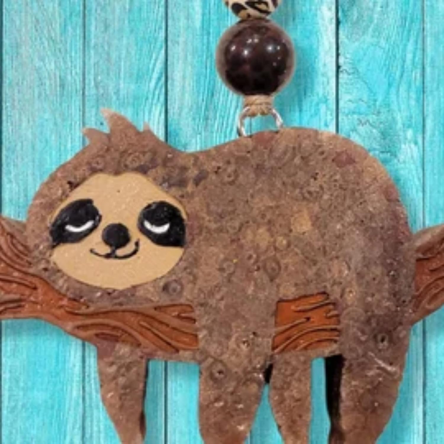 Sloth Car Freshie Silicone Mold for Scented Aroma Beads 2x4.75x1” Freshies Molds Resin, Car Candle, Soap, Freshie Oven Safe Heat Resistant to 400 F Animal Zoo Monkey