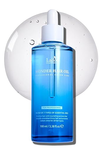 LADOR Wonder - Aceite para el cabello, antiencrespamiento, sin enjuague, ligero y sin enjuague, aceite de aguacate y argán de escualano, para