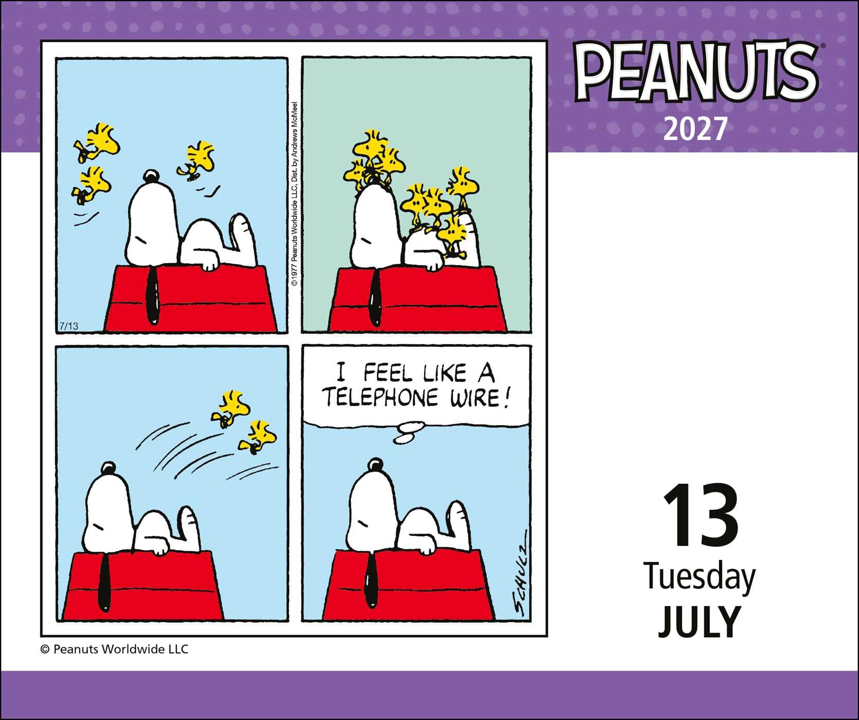 Peanuts 2027: Original Andrews McMeel-Tagesabreißkalender [Kalendar]