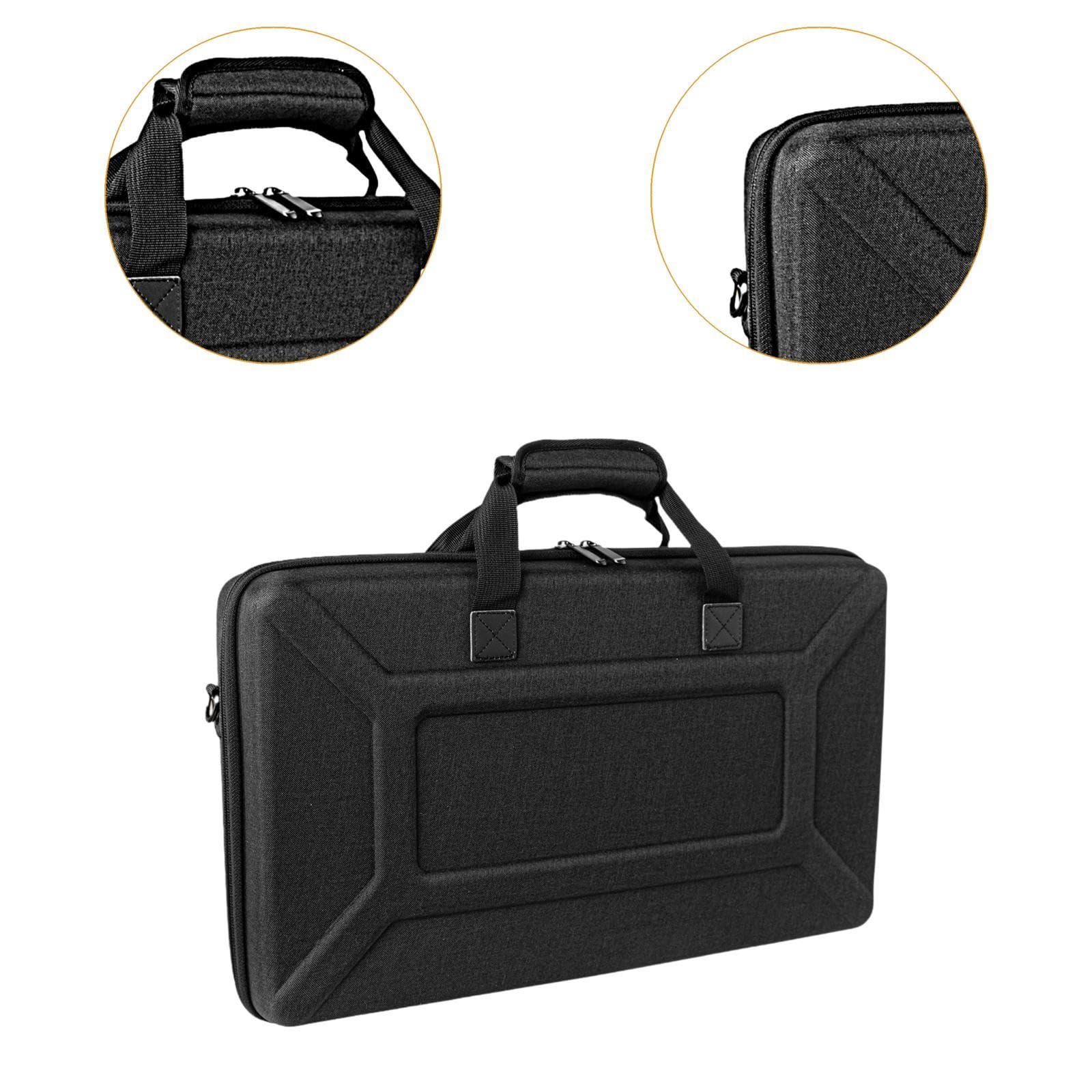 Estuche para de Bolsa para de sonido Bolsa de almacenamiento ligera y acolchada con esponja para controlador de, Negro