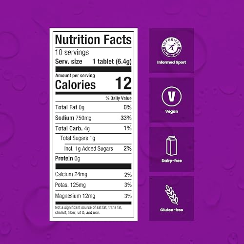 Miniatura 5 de Precision Hydration Lite - Bebida de electrolitos – Tabletas de hidratación efervescentes multifuerza – Combate los calambres – Baja en calorías,