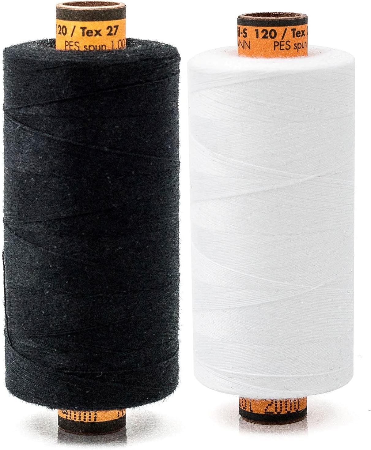Polyester Nähgarn Stärke 120 - 1000 Meter, 799 Schwarz