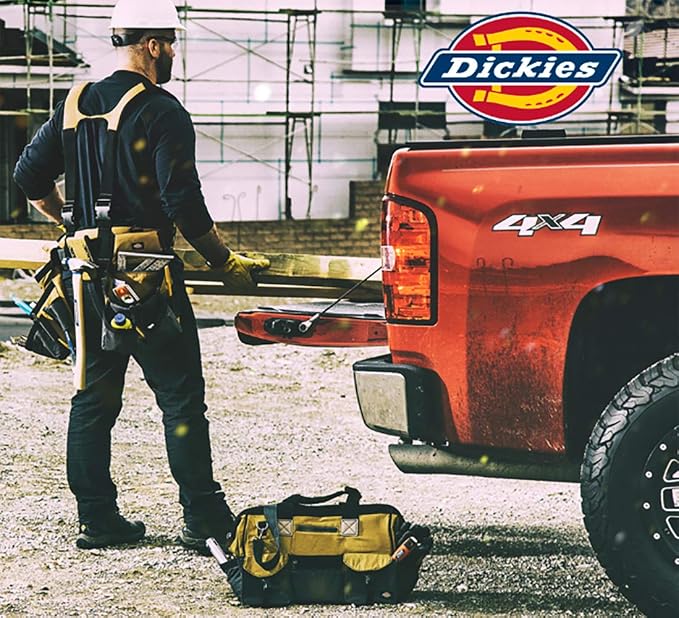 Delantal de cintura Dickies con 2 bolsillos de lona miniatura 4