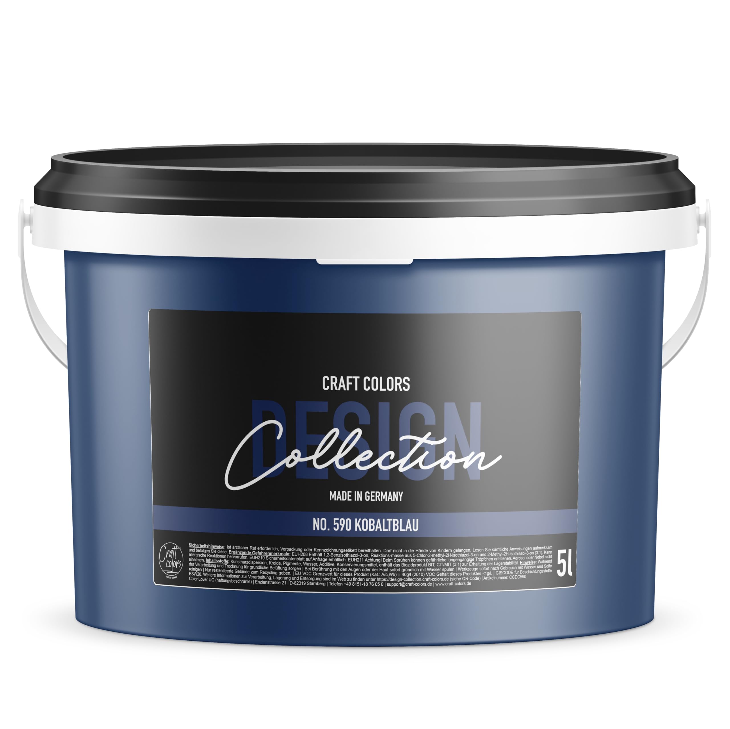 Craft Colors Wandfarbe Kobaltblau Design Collection 590
