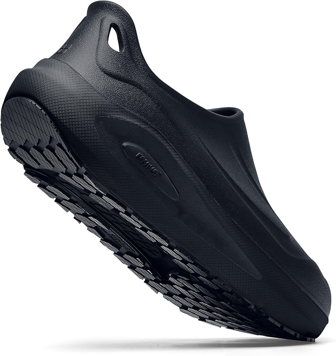 Shoes for Crews Slip-Resistant Work Clogs for Men & Women - Comfortable Slip-On Unisex Clogs for Work - Ideal for Food Service, Grocery - Overtime