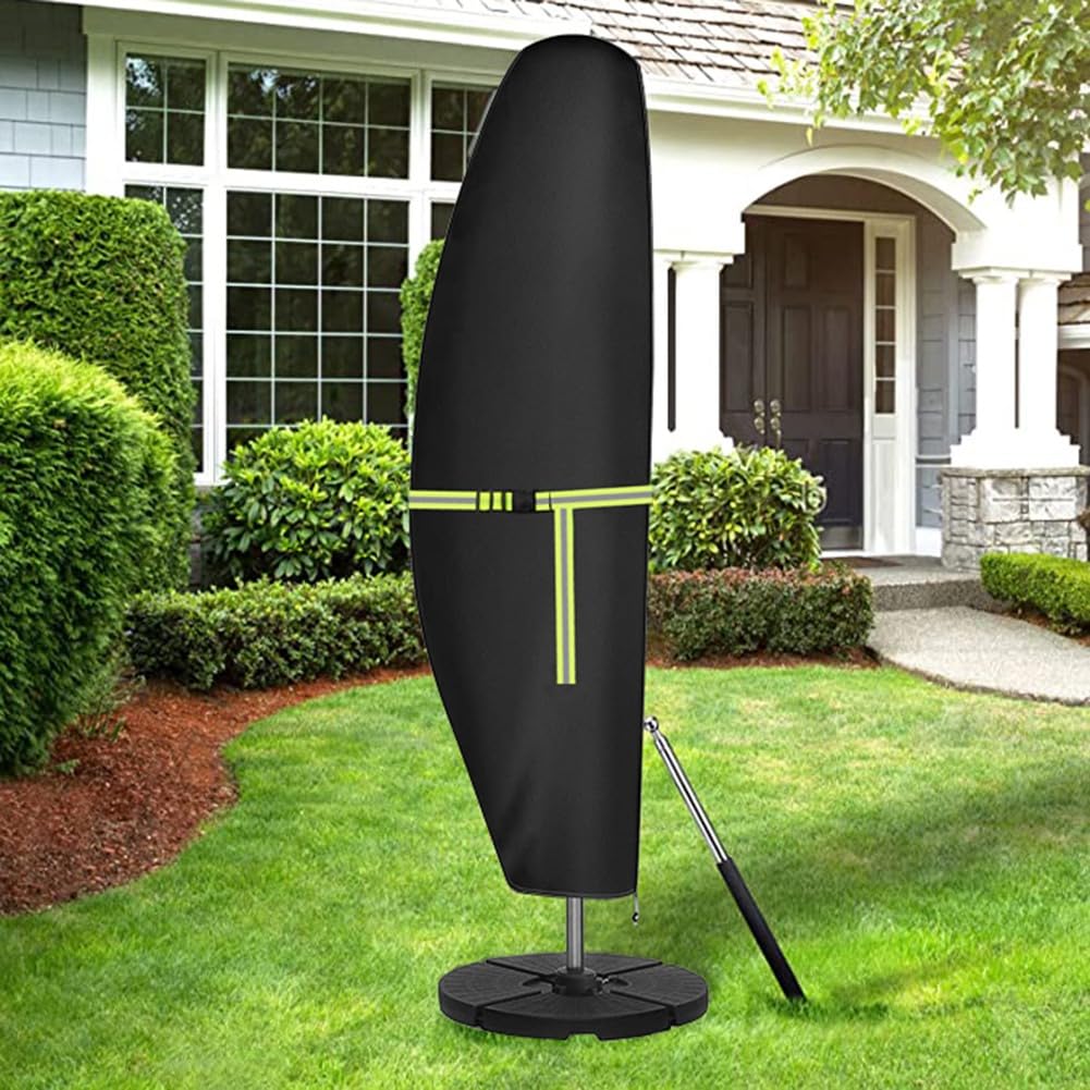 Housse de Parasol avec Tige de Contraction, Housse de Protection pour
