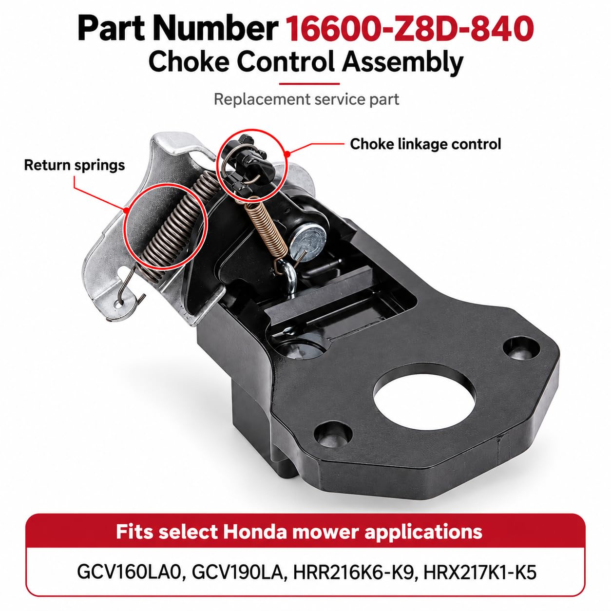 Amazon.com: Apex Tool Supply 16600-Z8D-840 Choke Control Assembly